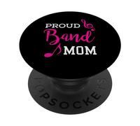 Band Mom Women Funny Marching Band Music Musical Mama PopSockets PopGrip Adhésif
