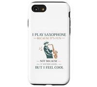 Band Practice Blues Saxophone Player Saxophoniste Player Sax Coque pour iPhone SE (2020) / 7/8