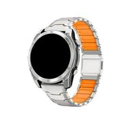 Band Silicone Titane 22 26mm Pour Garmin Fenix 8 7X Tactix MARQ Athlete2 Belt