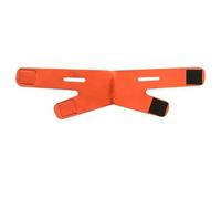 Bandage amincissant anti-rides pour le visage - Ligne V - Pour joues, mentons, cou - Sangle de massage - Masque de relaxation - Outil de beauté (orange)
