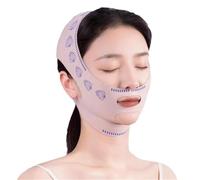 Bandage amincissant pour le visage - Sangle de massage du menton et des joues - Masque de levage - Soins de la peau - Outils de beauté pour femme