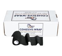 Bandage autoadhésif pour cheval Harry's Horse Noir TU