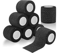 Bandage Cohésif, 8 Rouleaux Bande Cohésive Autoadhésif, Bande Auto-adhésif ElastiquesBande Pansements Adhésifs pour Chiens Animal de Compagnie, 5,1 cm x 4,5 Verges