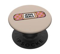 Bandage : Croire Que la Foi élève Jésus guérit PopSockets PopGrip Adhésif