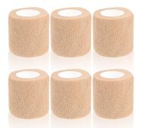 Bandage de Fitness Auto-adhésif Respirant 6 Rouleaux Polyester