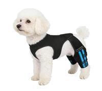 Bandage De Genou Pour Chien - Manchette Articulée Réglable, Protection Des Articulations De La Jambe Arrière, Support D'orthèse, Articulation Métallique, Mouvement De Soulagement De L'attelle | Manche