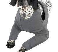 Bandage de jambe pour chien - Coudière en polyester souple - Ajustement réglable - Maintien durable - Récupération idéale et prévention des blessures pour petite, moyenne et grande taille