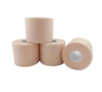 Bandage de protection sportif pré-enveloppé - 4 rouleaux 6 cm x 20 m - Cheville/poignet/genou doublés d'un bandage en mousse enveloppé - Matériau doux pour la peau et facile à déchirer