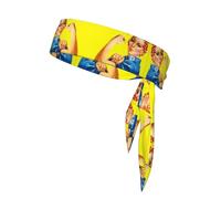 Bandage de sport imprimé We Can Do It adapté pour les amateurs de sport, ninja, football et basket-ball