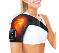 Bandage d'épaule chauffant avec affichage numérique - 3 températures réglables - Coussin chauffant pour l'épaule - Soulage la douleur - Pour l'arthrite, la bursite, la scapule, l'endonite - LS
