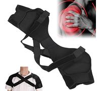 Bandage D'épaule élastique, Ceinture D'épaule, Double Soutien D'épaule, Protecteur D'enveloppe D'épaule, Attelle de Bandoulière pour Randonnée en Plein Air, Sports de Levage