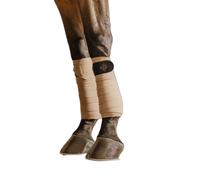 Bandage élastique pour cheval polaire en laine végétalienne Kentucky Beige Full