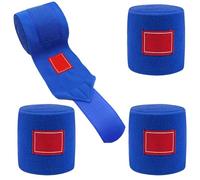 Bandage élastique pour jambes de 4 bandes de protection souples souples pour équitation, récupération de randonnée, formation de compétitions équestres soins Scuderia