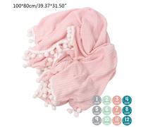 Bandage En Tricot Gaufré Pour Bébé, Pour Nourrissons, Nouveau-Né, Pépinière, Poussette, Cadeau, Ventilation Écologique, Qx2d
