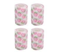 Bandage enveloppe de vétérinaire chhelihl, pour Les Animaux, pour Les Premiers Soins pour Animaux de Compagnie, 4pcs, 3 Pouces de Large, Auto-adhésif, Non tissé, élastique,