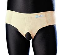 Bandage herniaire Slip inguinal pour Hernie BILATERALE en tissu élastique Art. 350 Taille 4 > 86-90 cm