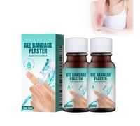 Bandage Liquide en Gel - Colle Imperméable et Résistant - Gel De Cicatrisation Des Plaies à Séchage Rapide - Lot de 2 Bandages Imperméables Tout Usage