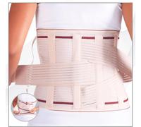 Bandage lombaire Corset Comfort avec fermeture velcro stable, format large, matériel en coton chaud MSHB5244 Taille:L