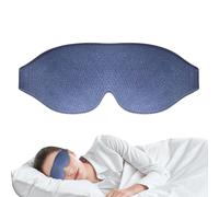 Bandage pour dormir - 25 x 9,5 x 1 cm | Couverture pour les yeux 3D pour dormir, 100 % Bloque Lumière, Doux, Léger, Unisexe, Couvre-lit profilé avec sangles réglables | Voyage, Pisolino, Méditation