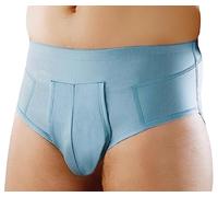 Bandage Slip Bleu Clair pour Hernie Inguinale modèle Confort Art. 515 Taille 5 > 91-95 cm