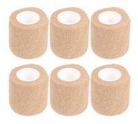 Bandage Sportif Auto-adhésif Respirant en Polyester, 6 Rouleaux