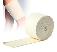 Bandage Tubulaire Élastique Réutilisable en Coton - Pansement de Gaze Respirant pour Genou, Cheville, Bras (10 cm x 5 m)