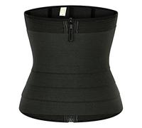 Bandage Tummy Wrap Zipper Waist Trainer Body Shaper Corset Shapewear Women Slimming Modeling Strap Snatch