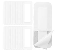 Bandages adhésifs 25pcs Bandages imperméables post chirurgical Disposable pansement grand respirant pour les plaies, 3, 94x9, 84in