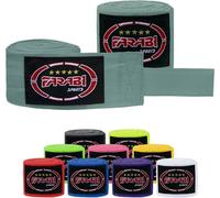 Bandages de Boxe - Farabi Sports - Enfants - Gris - Durables - Respirants 2