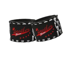 Bandages de boxe - Poignet inspiré du crâne, motif enveloppant, construction en tissu extensible flexible, couche de soutien des articulations renforcée, système de fixation ferme | Combat