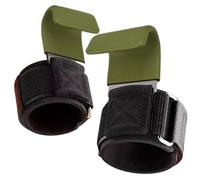 Bandages de Poignet pour Musculation,Crochets pour Soulevé de Terre | 2 Paire Attaches Poignet Antidérapantes Matelassées Respirantes Crochets pour Salle de Sport Maison Fitness Musculation
