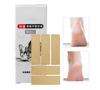Bandages hydratants pour talon - Enveloppe de réparation pour peau fissurée - 10,2 x 5,1 cm - Avec formule naturelle - Bandes de en tissu doux - Solution pour la peau avec design confortable