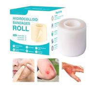 Bandages hydrocolloïdes en gel - Largeur : 5 cm - Patch flexible pour la coupe des plaies - Pour peaux sensibles - Talon, orteil, pied, visage, boutons et cicatrices