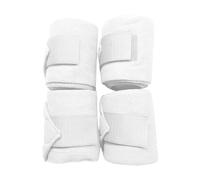 Bandages pour chevaux pour les jambes - Lot de 4 bandages de soutien élastiques - Protection de protection - Sangle respirante de 98 pouces - Bandage de compression durable - Bandage de récupération