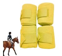 Bandages pour Jambes De Cheval - 4 Pièces Bandages Souples pour Chevaux | Protections 248 cm Accessoires Équestres Soutien Tendons Équitation