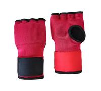 Bandages pour les mains, gants de boxe pour arts martiaux, sports de Mma, rouge, 17 x 10 cm