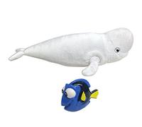 BANDAI - 36560 - Peluche Dory Joue à Cache - Blanc