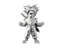 Bandai 55403-Absolute Chogokin Dragon Ball-Super Saiyan Trunks, 16093