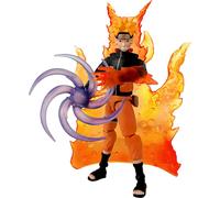 BANDAI Anime Heroes Beyond Naruto Series Naruto Uzumaki Action Figure, 17cm Naru