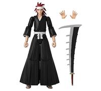 BANDAI - Anime Heroes - Bleach - Figurine Anime Heroes 17 cm - Abarai Renji - Licence Officielle Bleach - Figurine d'action articulée Renji - 36972