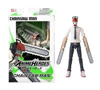 Bandai - Anime Heroes - Chainsaw Man - Figurine Anime Heroes 17 cm - Chainsaw Man - Figurine articulée avec Accessoires - Figurine Manga - 37026
