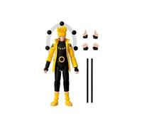 BANDAI - Anime Heroes - Naruto Shippuden - Figurine Naruto Uzumaki en Mode Ermite Rikudo Sage of Six Paths Mode 17 cm - Licence Officielle - Figurine articulée - Jouet Enfant 4 Ans et + - 36908