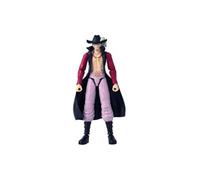Bandai - Anime Heroes - Figurine One Piece - Figurine Mihawk 17 cm - Licence Officielle One Piece - Figurine Manga articulée Dracule Mihawk Œil de Faucon - Jouet Enfant 4 Ans et + - 37053