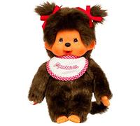 Bandai Peluche Monchhichi Fille 20 cm Rose G