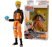 BANDAI - Anime Heroes - Naruto Shippuden - Figurine Anime Heroes 17 cm - Naruto Uzumaki