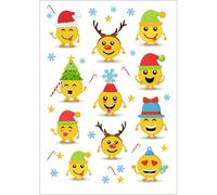 Bandai Autocollants Emoji Magiques De Noël. Feuille