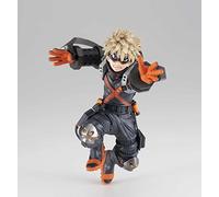 BANDAI - Banpresto - My Hero Academia - Katsuki Bakugo Version Film My Hero Academia: World Heroes Mission - Figurine de Collection The Amazing Heroes - Figurine Bakugo Collector Statuette - BP17963P