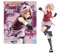 Bandai - Banpresto - Naruto Shippuden - Figurine de Collection Haruno Sakura - Collection Vibration Star - Licence Officielle Naruto - Figurine Collector Sakura 16cm - Idée Cadeau Manga - BP19550P
