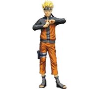 Banpresto - Figurine collector Naruto Uzumaki 27 cm Grandista Nero - Licence officielle