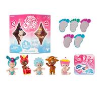 BANDAI - Bibi Chibis - Pack de 5 - Modèle Aléatoire - Mini-Figurines bébé à Collectionner - 5 Figurines Chibi Dont 3 Mystères - Pack Surprise édition limitée - Jouet Enfant 5 Ans et + - ELB93407